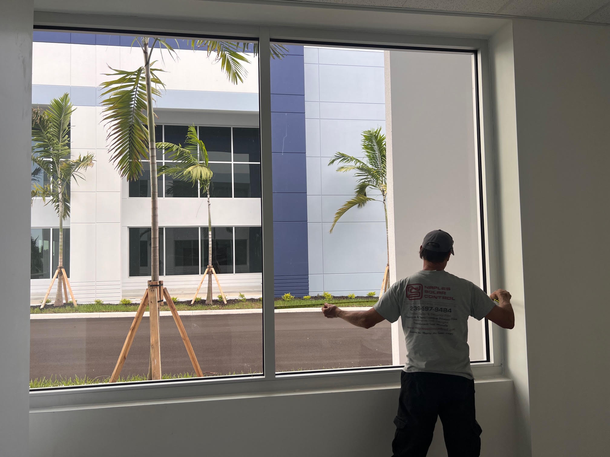Naples Solar Control commercial window film project