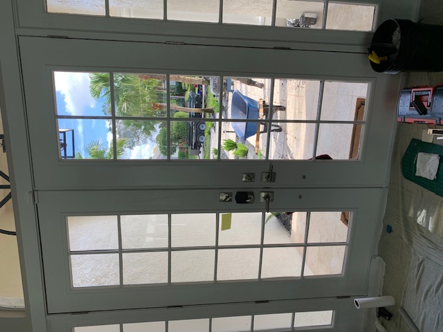 Privacy Window Film before